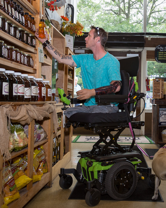 Electric Wheelchair with Lift Seat